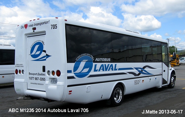 BUS/AUTOBUS: ABC M1235 2014 Autobus Laval