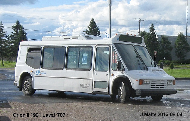 BUS/AUTOBUS: Orion II 1991 Autobus Laval