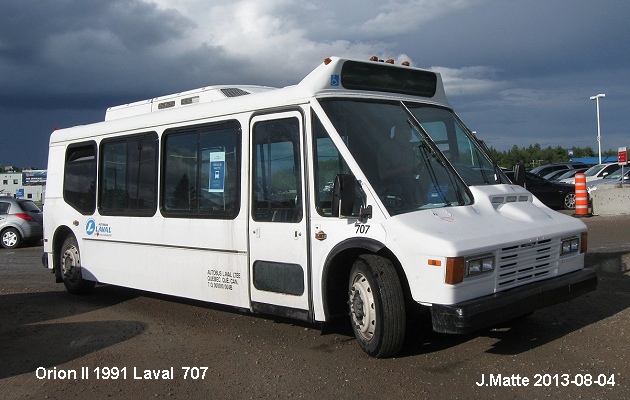 BUS/AUTOBUS: Orion II 1991 Autobus Laval