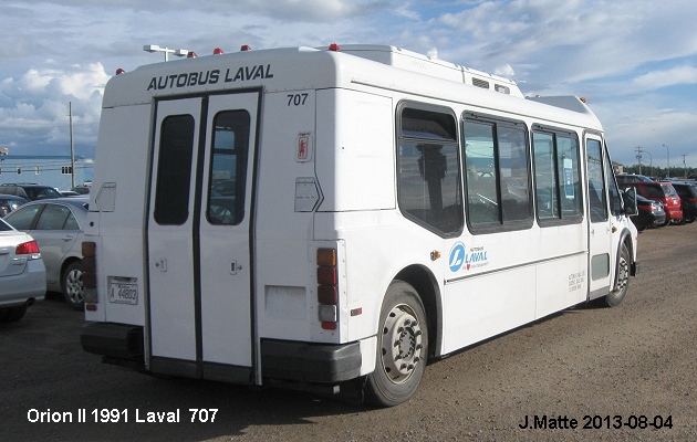 BUS/AUTOBUS: Orion II 1991 Autobus Laval