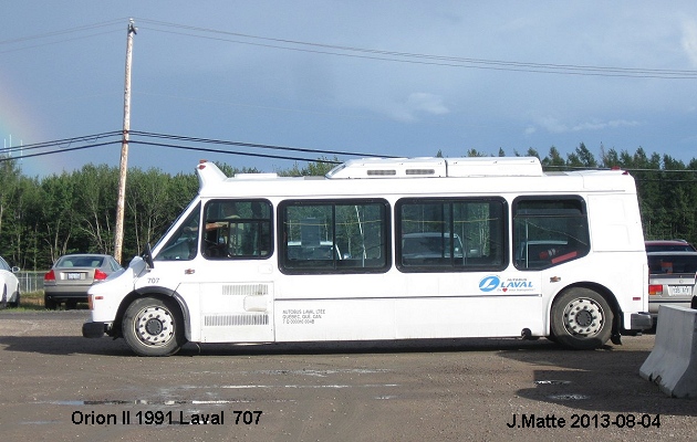 BUS/AUTOBUS: Orion II 1991 Autobus Laval