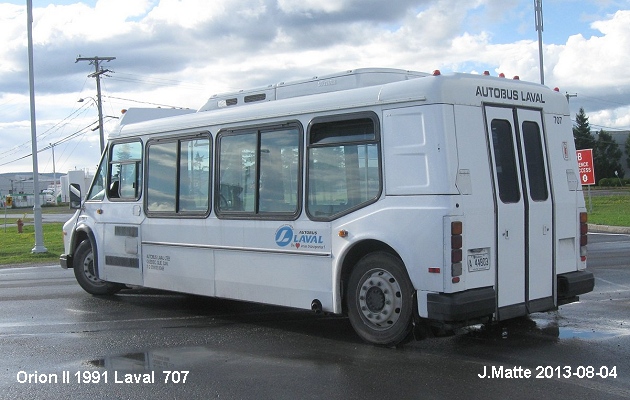 BUS/AUTOBUS: Orion II 1991 Autobus Laval