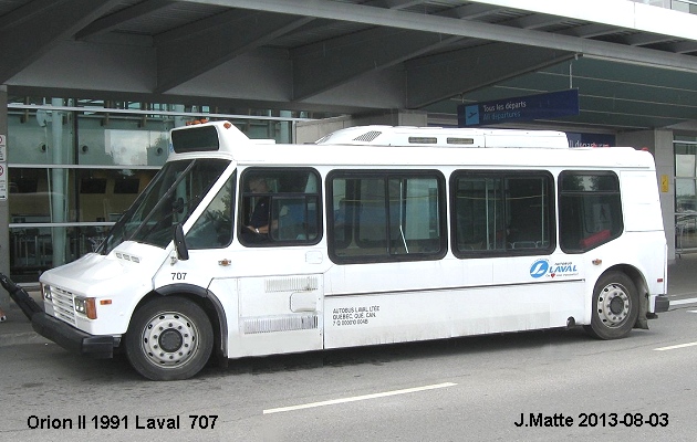 BUS/AUTOBUS: Orion II 1991 Laval