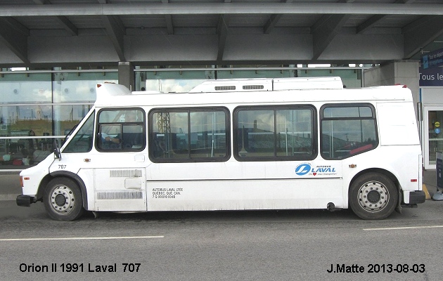 BUS/AUTOBUS: Orion II 1991 Autobus Laval