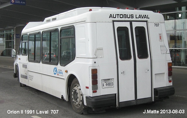 BUS/AUTOBUS: Orion II 1991 Autobus Laval