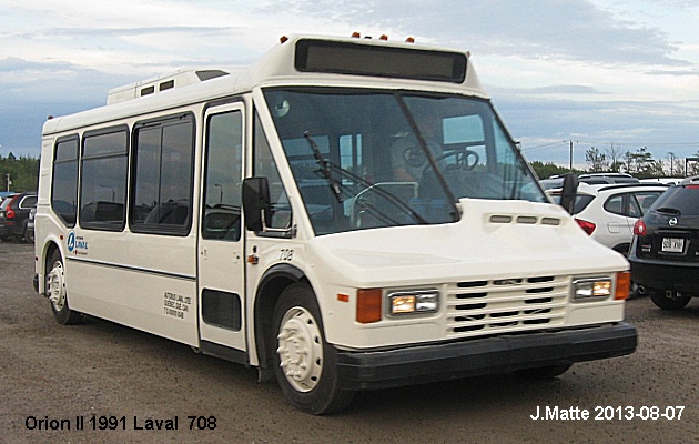 BUS/AUTOBUS: Orion II 1991 Autobus Laval