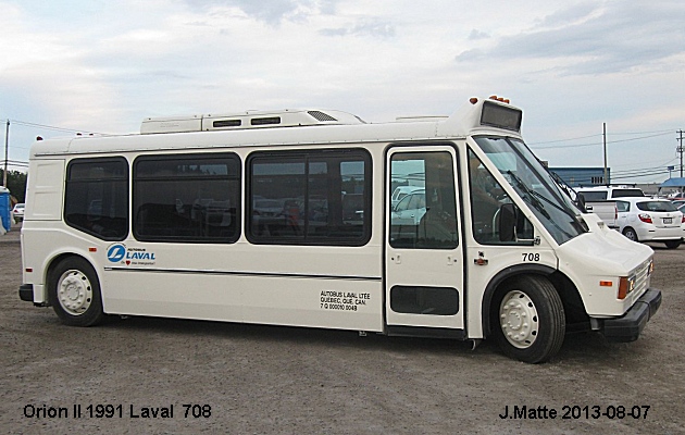 BUS/AUTOBUS: Orion II 1991 Autobus Laval