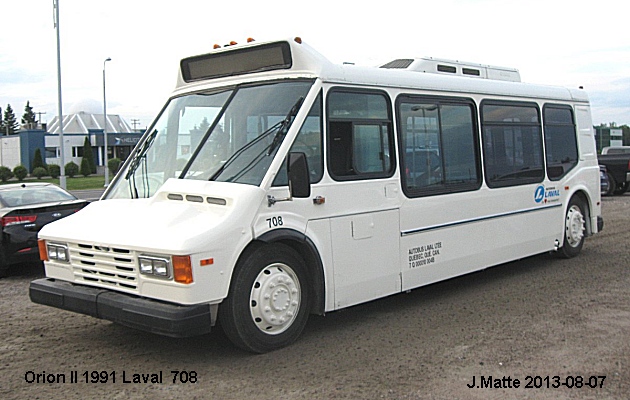 BUS/AUTOBUS: Orion II 1991 Autobus Laval