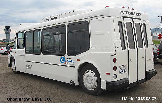 BUS/AUTOBUS: Orion II 1991 Autobus Laval