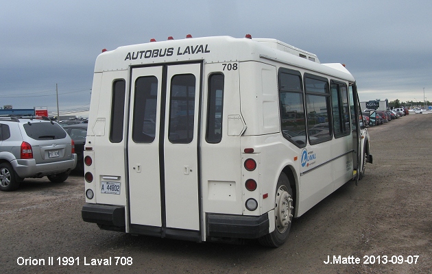 BUS/AUTOBUS: Orion II 1991 Autobus Laval