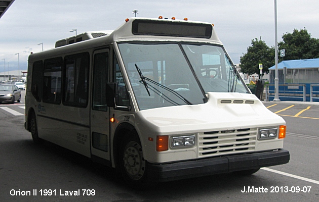 BUS/AUTOBUS: Orion II 1991 Autobus Laval