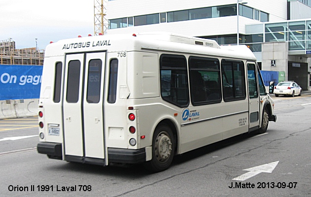 BUS/AUTOBUS: Orion II 1991 Autobus Laval