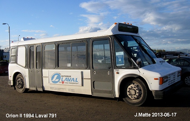 BUS/AUTOBUS: Orion II 1994 Autobus Laval