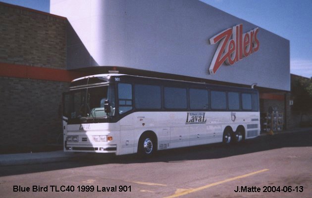 BUS/AUTOBUS: Blue Bird TLC 40 1999 Laval