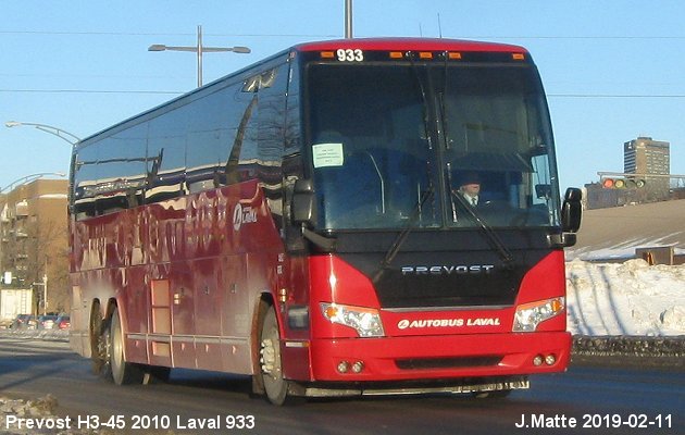 BUS/AUTOBUS: Prevost H3-45 2010 Laval