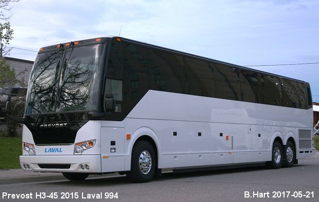 BUS/AUTOBUS: Prevost H3-45 2015 Laval