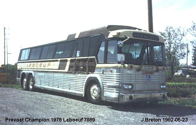 BUS/AUTOBUS: Prevost Champion 1978 Leboeuf