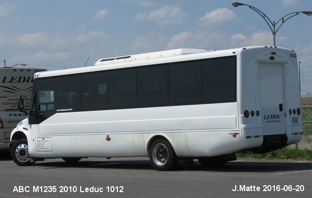 BUS/AUTOBUS: ABC M1235 2012 Leduc