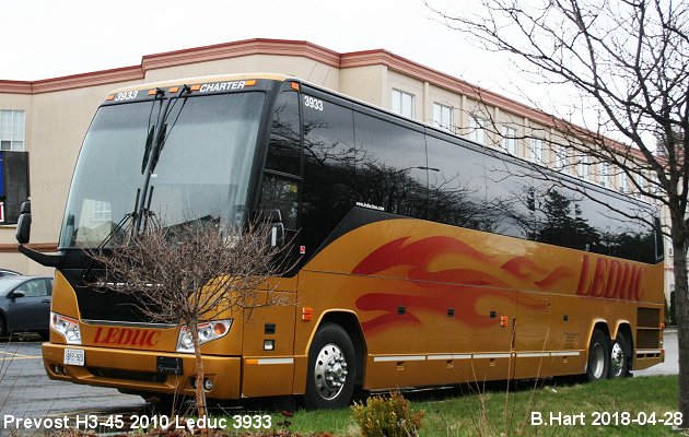 BUS/AUTOBUS: Prevost H3-45 2010 Leduc