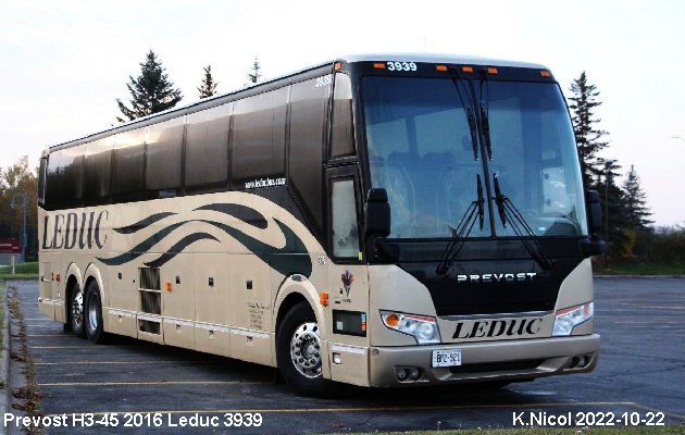 BUS/AUTOBUS: Prevost H3-45 2016 Leduc