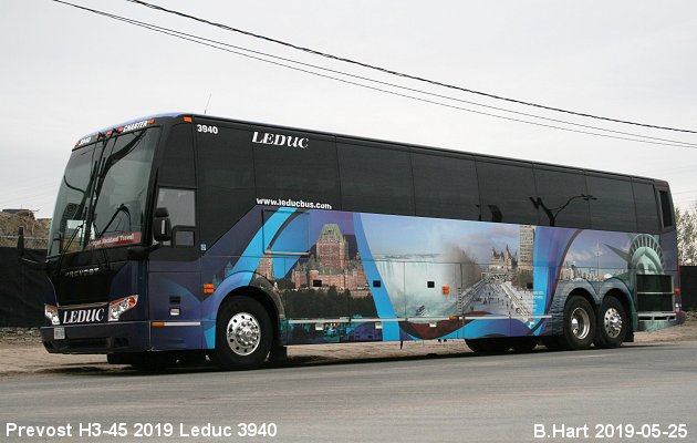 BUS/AUTOBUS: Prevost H3-45 2019 Leduc
