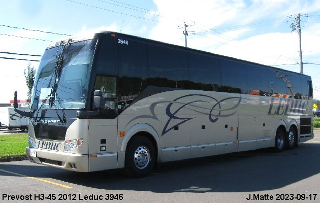 BUS/AUTOBUS: Prevost H3-45 2012 Leduc