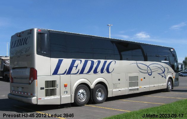 BUS/AUTOBUS: Prevost H3-45 2012 Leduc