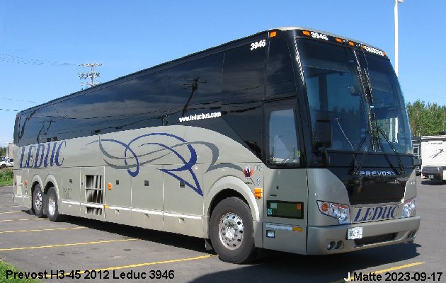 BUS/AUTOBUS: Prevost H3-45 2012 Leduc