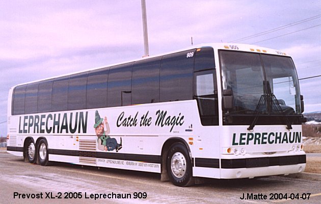 BUS/AUTOBUS: Prevost XL-2 2005 Leprechaun