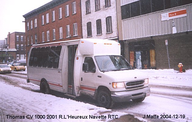 BUS/AUTOBUS: Thomas CV 100 2001 L Heureux