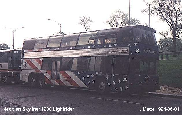 BUS/AUTOBUS: Neoplan Skyliner 1980 Lightrider