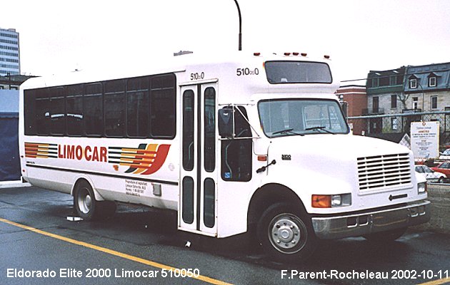 BUS/AUTOBUS: Eldorado Elite 2000 Limocar