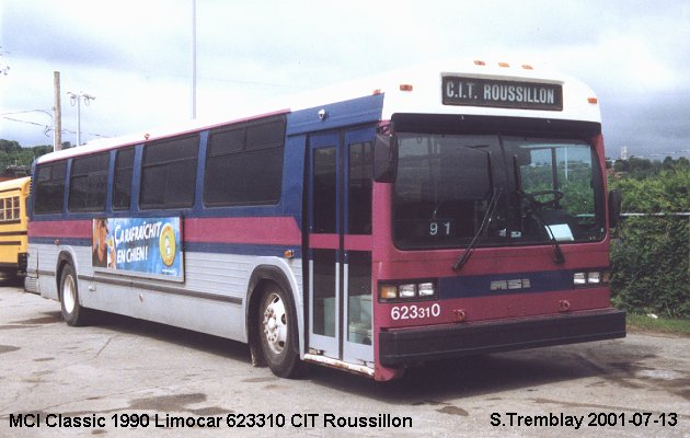 BUS/AUTOBUS: MCI Classic 1990 Limocar