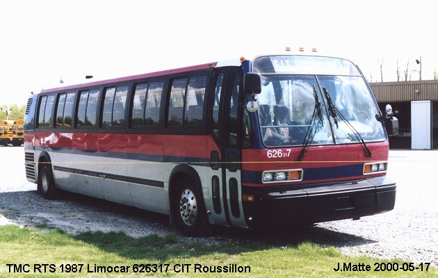 BUS/AUTOBUS: TMC RTS 1987 Limocar