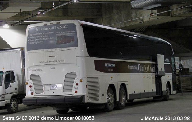 BUS/AUTOBUS: Setra S407 2013 Limocar