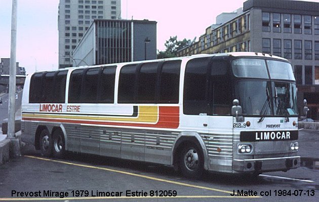 BUS/AUTOBUS: Prevost Mirage 1979 Limocar