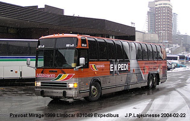 BUS/AUTOBUS: Prevost Mirage 1999 Limocar