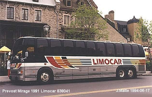 BUS/AUTOBUS: Prevost Mirage 1991 Limocar