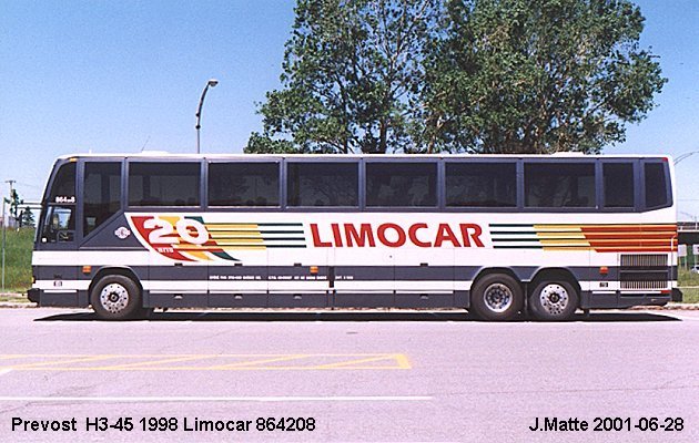 BUS/AUTOBUS: Prevost H3-45 1996 Limocar