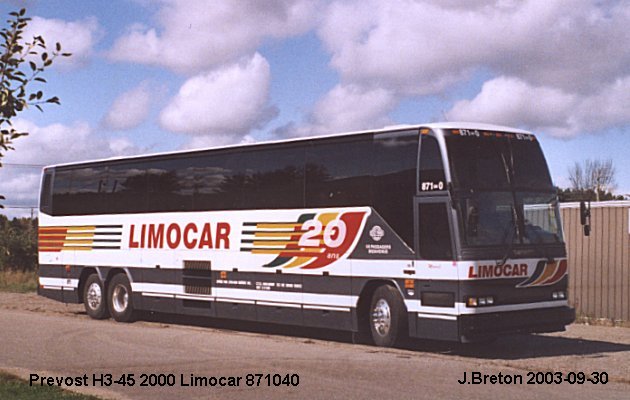 BUS/AUTOBUS: Prevost H3-45 2000 Limocar