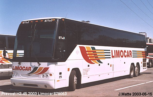 BUS/AUTOBUS: Prevost H3-45 2003 Limocar