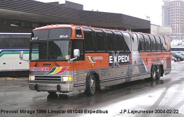 BUS/AUTOBUS: Prevost Mirage 1999 Limocar