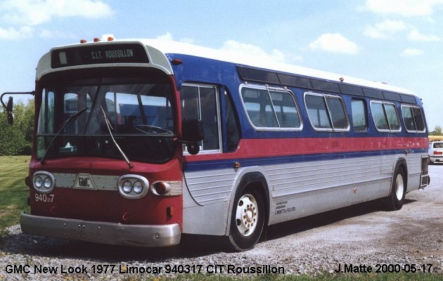 BUS/AUTOBUS: GMC New-Look 1977 Limocar