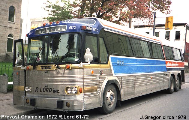 BUS/AUTOBUS: Prevost Champion 1972 Lord