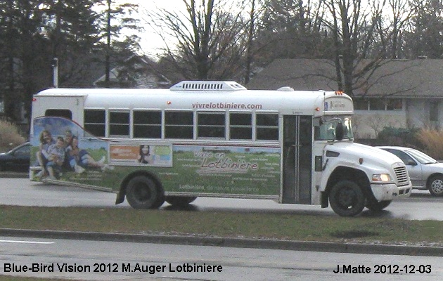 BUS/AUTOBUS: Blue Bird Vision 2012 M Auger