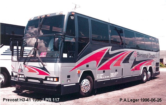 BUS/AUTOBUS: Prevost H3-41 1995 LPR