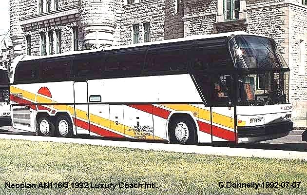 BUS/AUTOBUS: Neoplan AN 116/3 1992 Luxury Coach