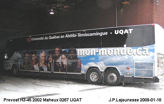 BUS/AUTOBUS: Prevost H3-45 2000 Maheux