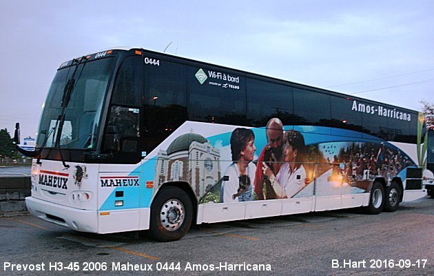 BUS/AUTOBUS: Prevost H3-45 2006 Maheux