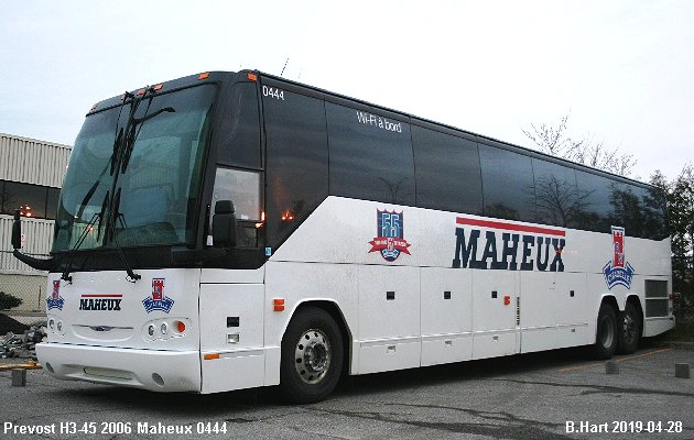 BUS/AUTOBUS: Prevost H3-45 2006 Maheux